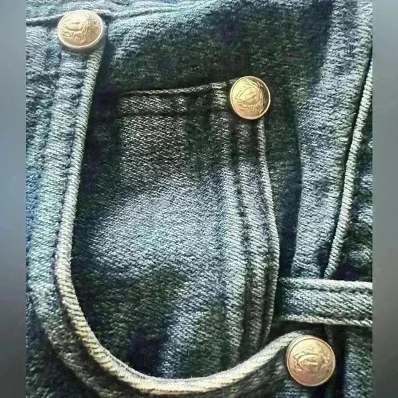 Versace Sz 4 Vintage 80's pantalone Rare Whiskered Jeans Avant Garde Designer - Picture 13 of 16